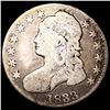 Image 1 : 1833 Capped Bust Half Dollar NICELY CIRCULATED