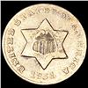 Image 1 : 1851 Silver Three Cent ABOUT UNCIRCULATED