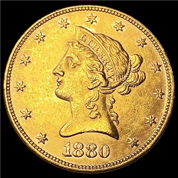 1880 $10 Gold Eagle UNCIRCULATED
