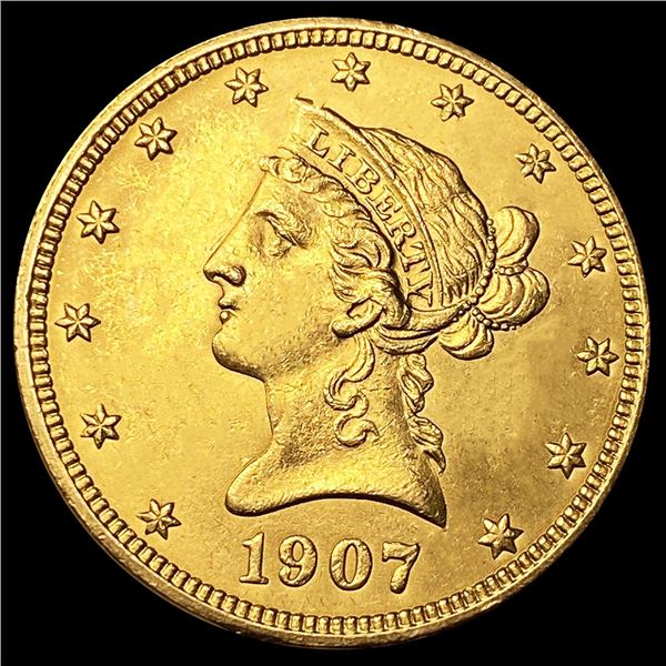 1907 $10 Gold Eagle UNCIRCULATED