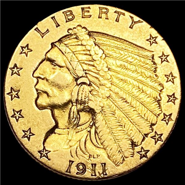 1911 $2.50 Gold Quarter Eagle CLOSELY