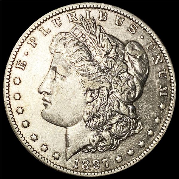 1897-O Morgan Silver Dollar NEARLY UNCIRCULATED