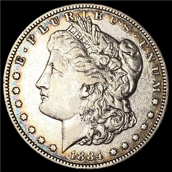 1884-S Morgan Silver Dollar NEARLY UNCIRCULATED