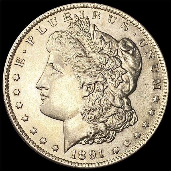 1891-CC Morgan Silver Dollar UNCIRCULATED