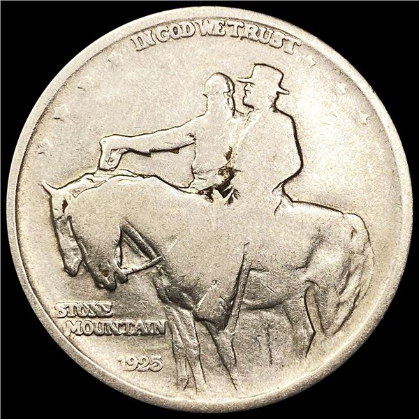 1925 Stone Mountain Half Dollar NICELY CIRCULATED