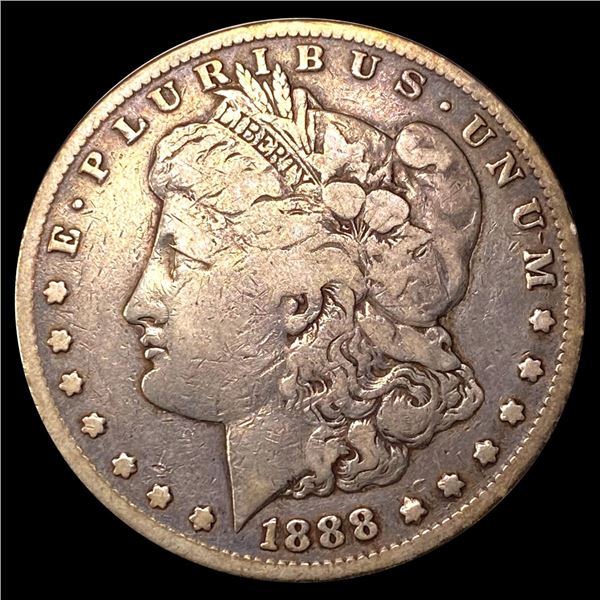 1888-S Morgan Silver Dollar ABOUT UNCIRCULATED