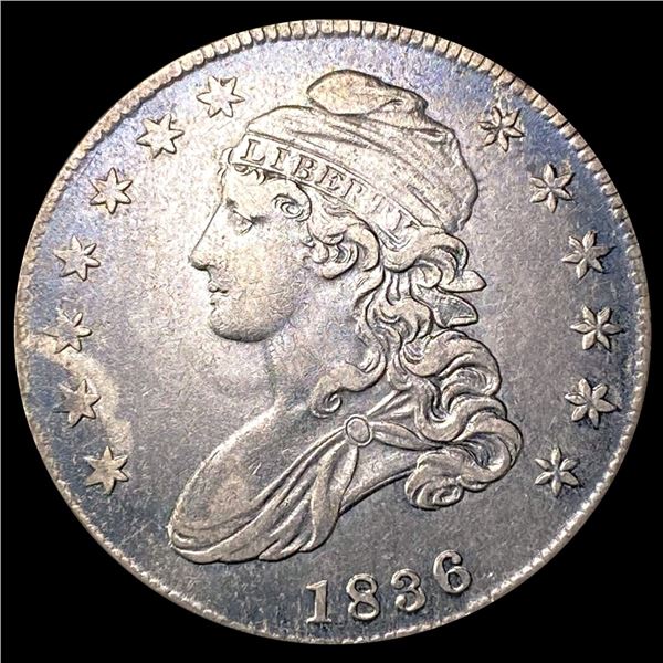 1836 Capped Bust Half Dollar CLOSELY UNCIRCULATED