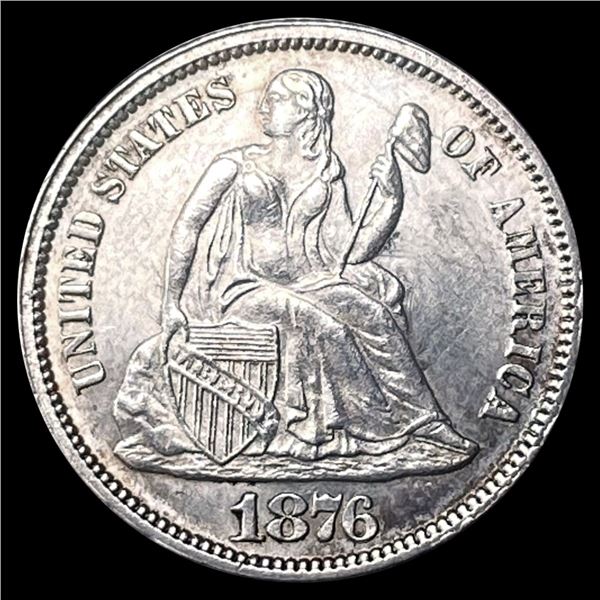 1876 Seated Liberty Dime UNCIRCULATED