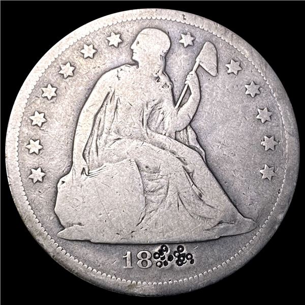 1800s-O Seated Liberty Dollar LIGHTLY CIRCULATED