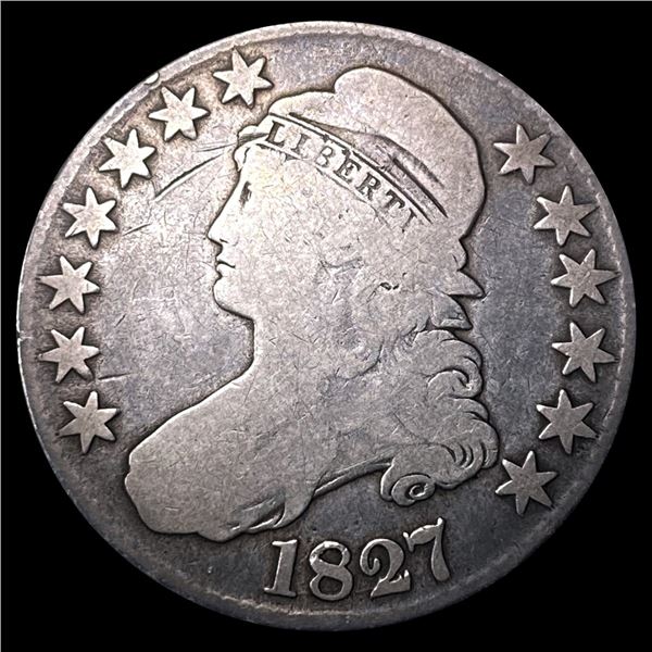 1827 Capped Bust Half Dollar NICELY CIRCULATED