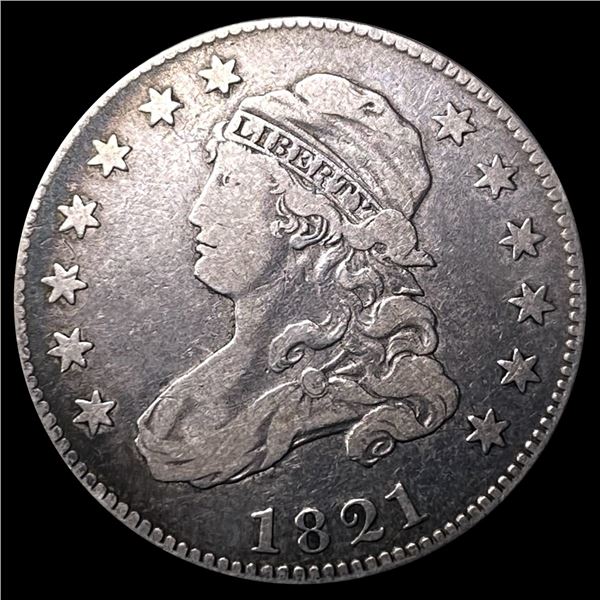 1821 Capped Bust Quarter ABOUT UNCIRCULATED