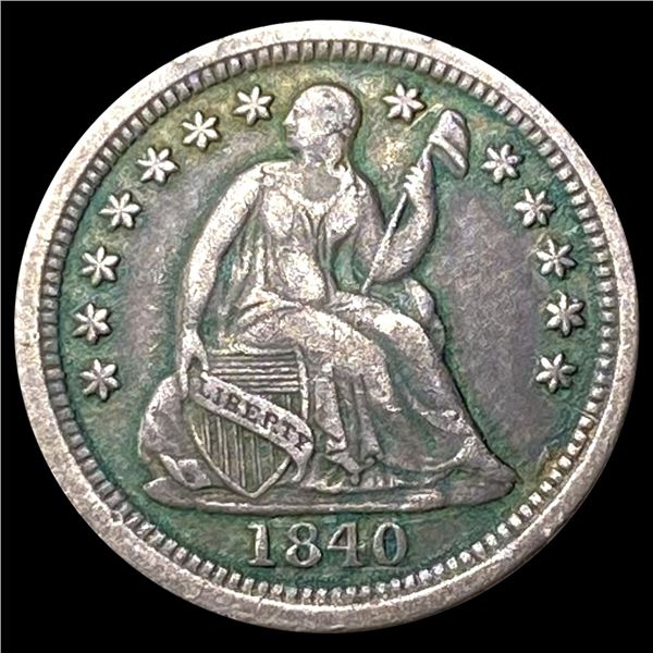 1840-O Seated Liberty Half Dime CLOSELY UNC