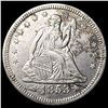 Image 1 : 1853 Arws & Rays Seated Liberty Quarter UNC