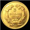 Image 2 : 1867 $3 Gold Piece UNCIRCULATED