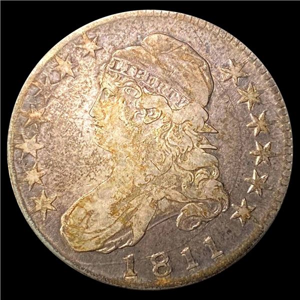 1811 Capped Bust Half Dollar CLOSELY UNCIRCULATED