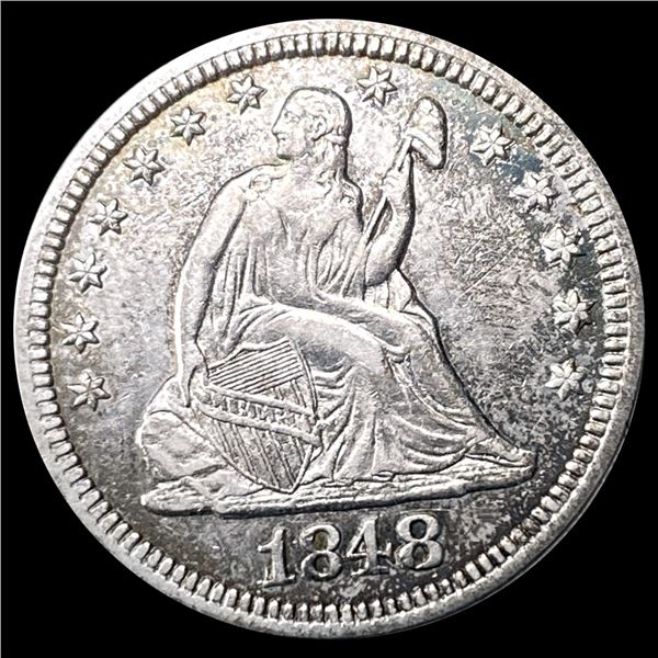 1848 Seated Liberty Quarter UNCIRCULATED