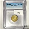 Image 1 : 1849-C $2.50 Gold Quarter Eagle ICG-MS61
