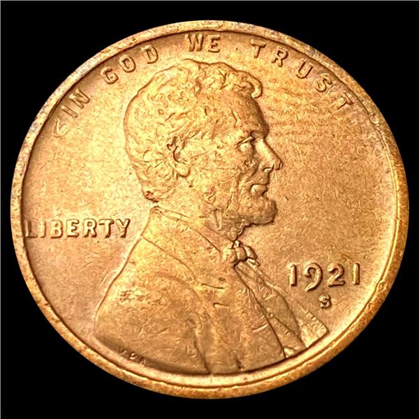 1921-S Wheat Cent UNCIRCULATED