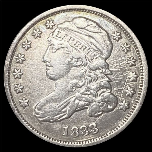 1833 Capped Bust Dime CLOSELY UNCIRCULATED