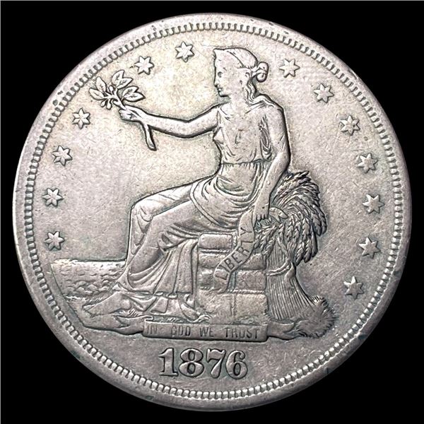 1876-S Silver Trade Dollar ABOUT UNCIRCULATED