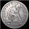 Image 1 : 1853 Arws & Rays Seated Liberty Quarter CLOSE UNC