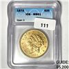 Image 1 : 1873 $20 Gold Double Eagle ICG-MS61 Open 3