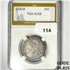 Image 1 : 1818 Capped Bust Quarter PGA-AU58