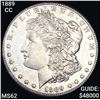 Image 1 : 1889-CC Morgan Silver Dollar UNC
