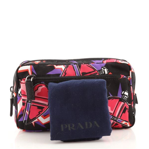 Prada Frankenstein Belt Bag Printed Tessuto