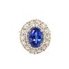 Image 2 : 2.64 ctw Tanzanite & Diamond Ring - 14KT White Gold