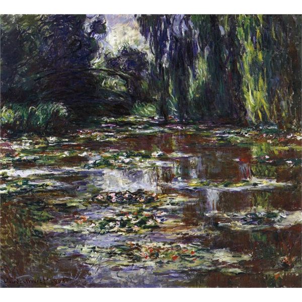 Claude Monet - Water Lilies, Water Landscape #3