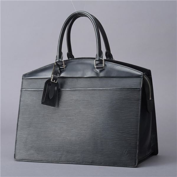 Louis Vuitton Black Epi Leather Riviera Handbag