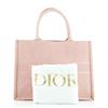 Image 1 : Christian Dior Book Tote Cannage Embroidered Canvas Medium