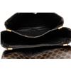 Image 6 : Celine Macadam Pattern Pochette Black Leather Shoulder Bag