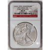 Image 1 : 2011 American Silver Eagle .999 Fine Silver Dollar Coin NGC MS70
