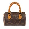 Image 1 : Louis Vuitton Monogram Canvas Leather Mini Speedy Bag