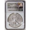 Image 1 : 2016-W American Silver Eagle .999 Fine Silver Dollar Coin NGC MS70