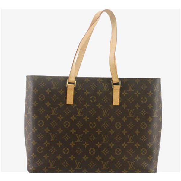 Louis Vuitton Brown Monogram Canvas Leather Luco Tote Bag