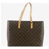 Image 1 : Louis Vuitton Brown Monogram Canvas Leather Luco Tote Bag