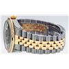 Image 8 : Rolex Mens 2 Tone Black Diamond String Lugs & Sapphire Datejust Wristwatch