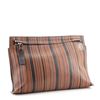 Image 1 : Loewe T Pouch Printed Leather Brown, Print