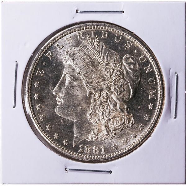 1881-S $1 Morgan Silver Dollar Coin CH BU+