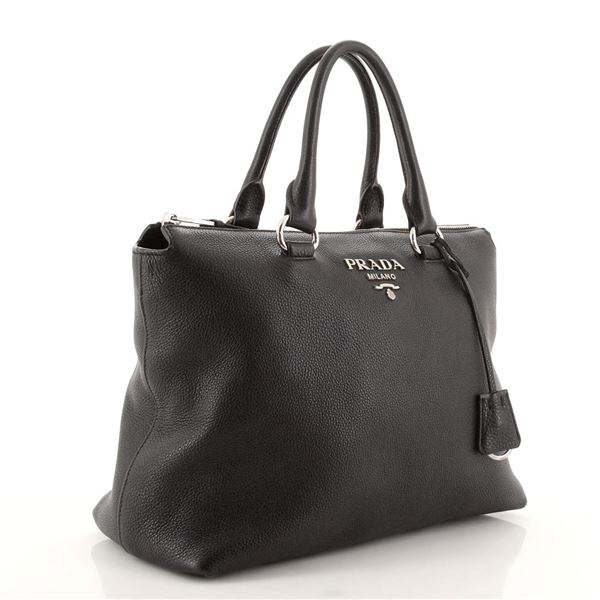 Prada Convertible Satchel Vitello Phenix Medium