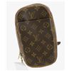 Image 1 : Louis Vuitton Brown Monogram Canvas Leather Pochette Gange Waist Bag