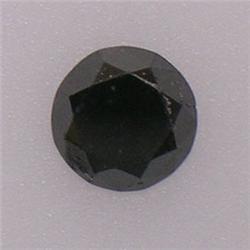 0.91 CTS ROUND BLACK DIAMOND 5.8 MM