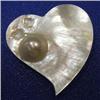 Image 1 : 48x50 MM MOTHER OF PEARL HEART