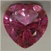Image 1 : 18.90 CTS HEART SHAPED PINK TOPAZ 17x17 MM