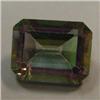 Image 1 : 4.62 CTS EMERALD CUT MYSTIC TOPAZ 10x8 MM