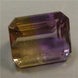 6.74 CTS EMERALD CUT AMETRINE 12x10 MM