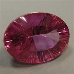 10.60 CTS MILLENNIUM CUT PINK TOPAZ 16x14 MM